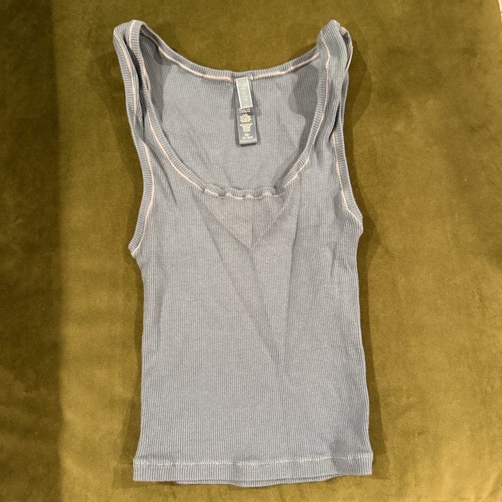 SKIMS Slate grey Tank Top